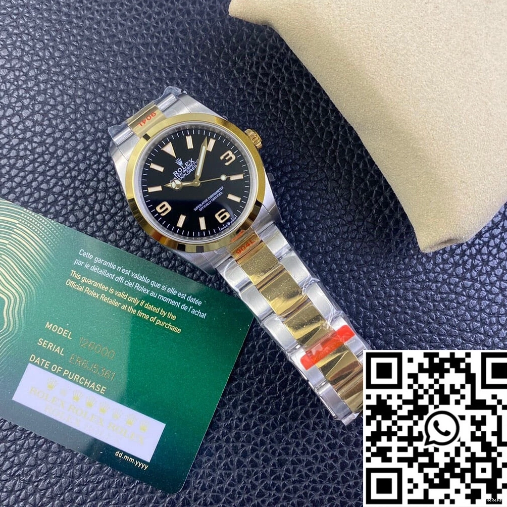 Black Rolex Explorer Dial EW Factory M124273-0001 0121